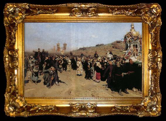 framed  unknow artist Kursk province ranks of the religious, ta009-2